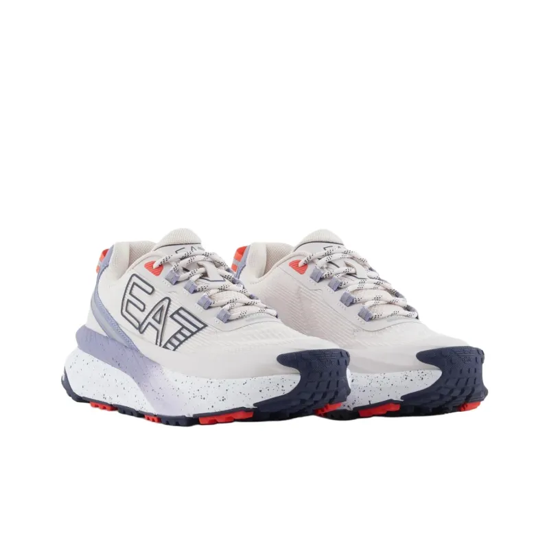 EMPORIO ARMANI EA7 Sonic Trail Low Top Casual Shoes Men's White-2