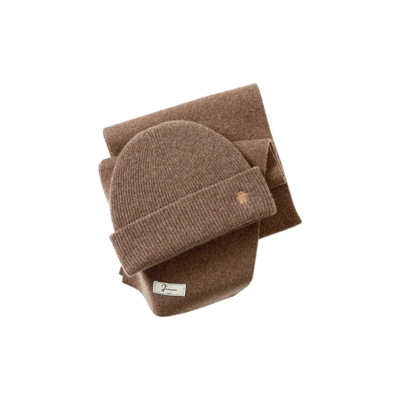 JIUMU Sheep Wool Knit Scarves Women's-1