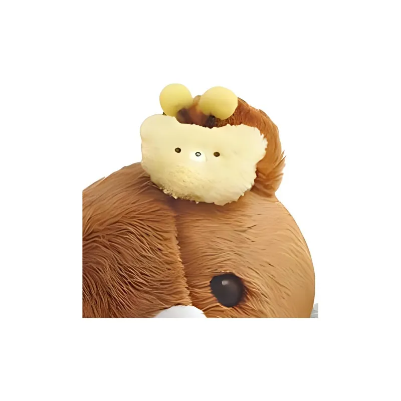 SAN X Brown Bear Rilakkuma Rabbit Girl Baby Dolls Plush Doll 12cm Height-1