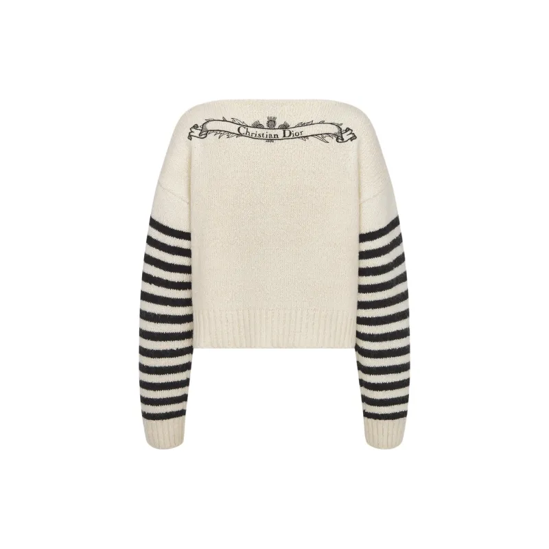 DIOR FW24 Sweater Women's Black White-1