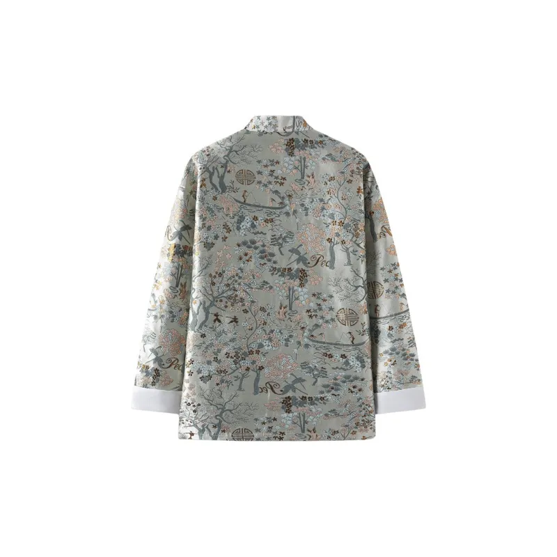XUANSHENG Jackets Coats Men's Light Blue-1