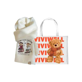 VIVIWELL Knit Scarves Unisex