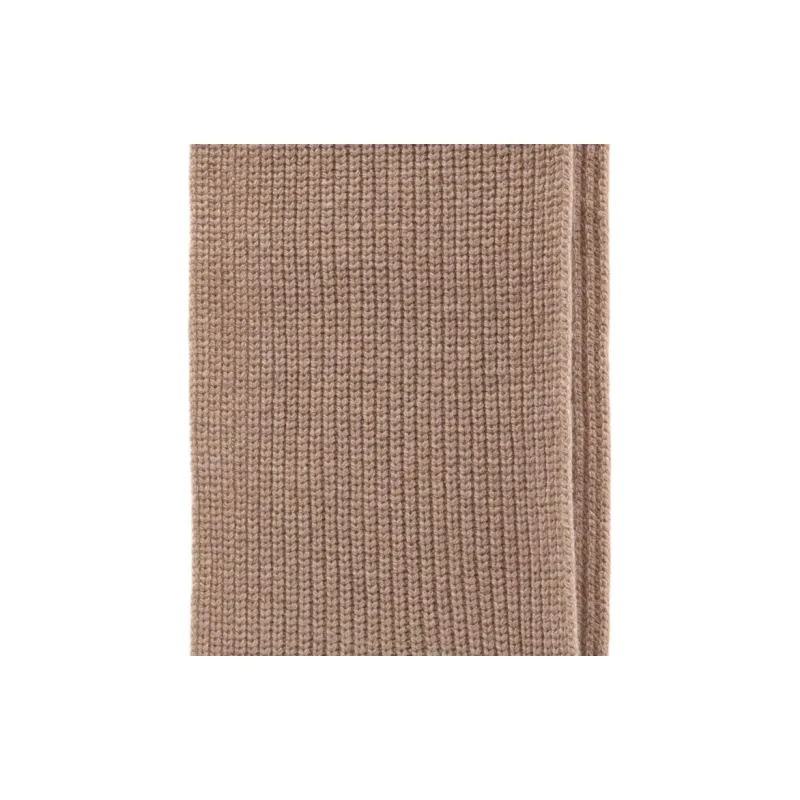 CELINE Cashmere Knit Scarves Women's Brown-2