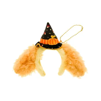 Disney CookieAnn Halloween Keychain Dolls Plush Pendant Small Size Tall Hong Kong Disney