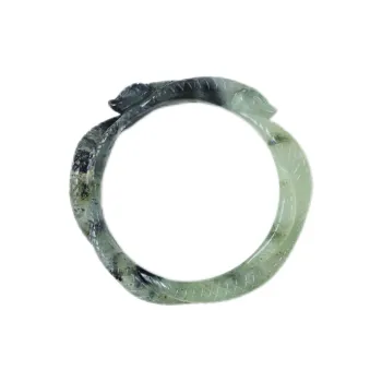 South Asia Natural Serpentine Jade Bangles Unisex