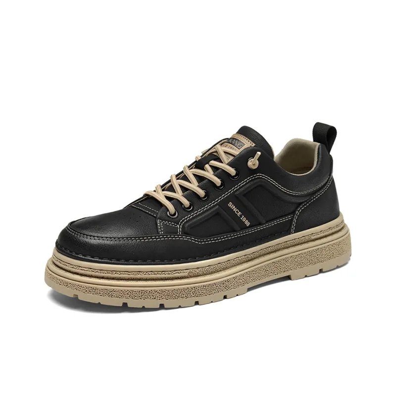 AOKANG AK DUNK Series Skateboard Shoes Men Low Top Black, Khaki-1