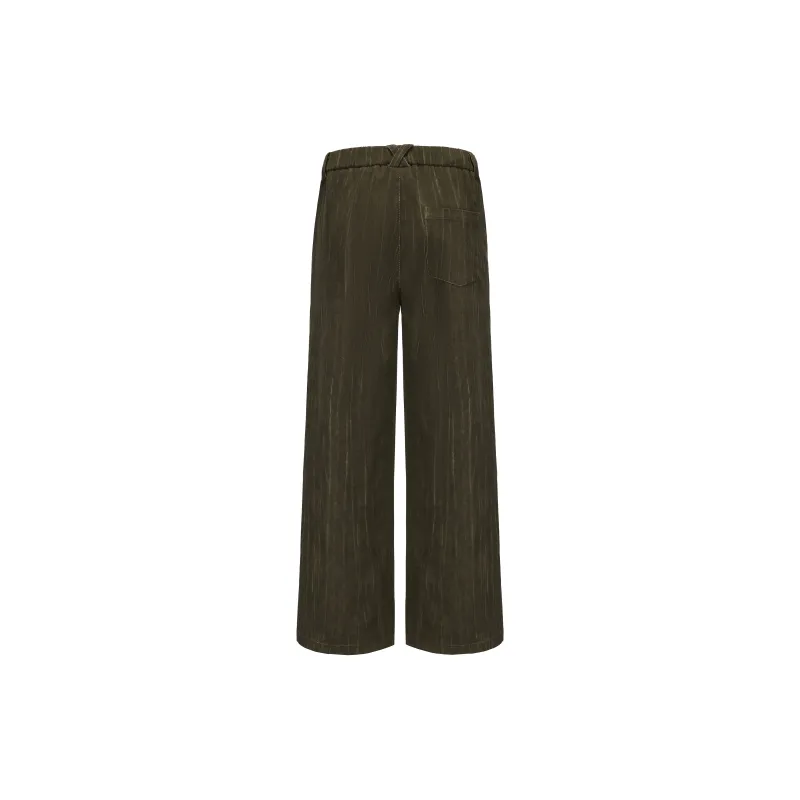 NSTNEW START Casual Pants Unisex Vintage Green-1