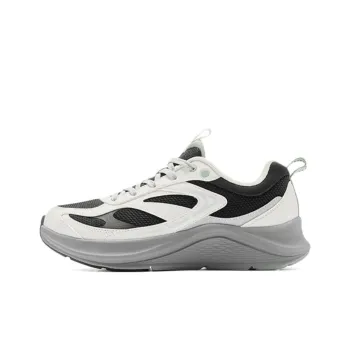 QIAODAN Anti Slip Wear Resistant Low Top Running Shoes Women's White Black