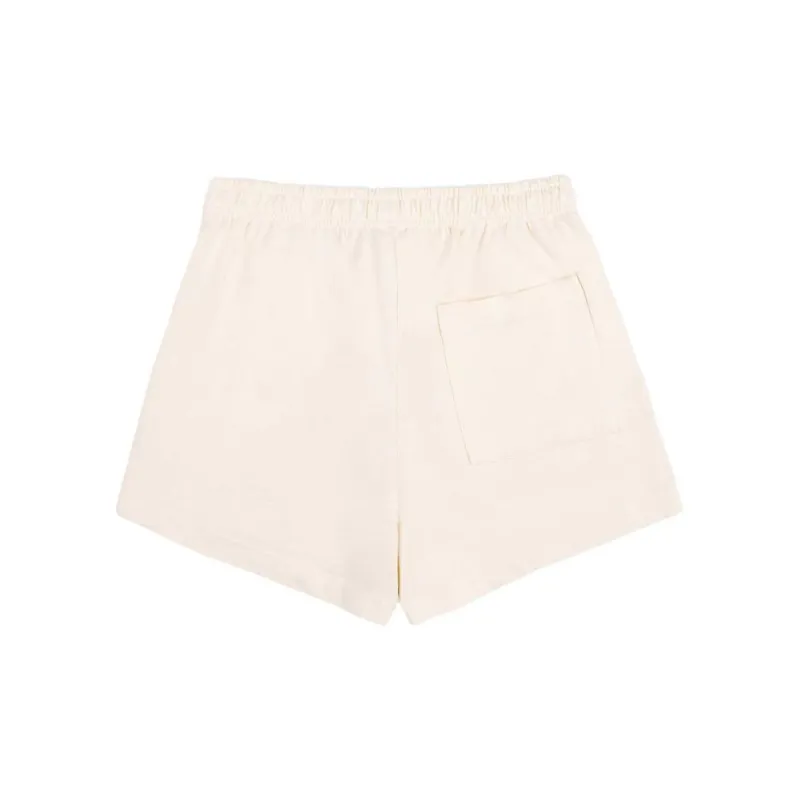 SPORTY & RICH Bardot Slogan print Shorts-1
