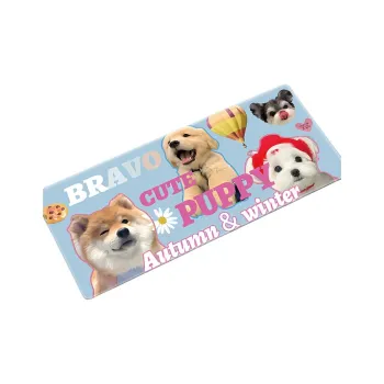 SHIBADU Rubber Cute Puppy Extra Large Office Desk Mat Cartoon Cat Book Desk Mat Computer Gaming Keyboard Pad Mouse Pads