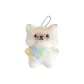 Rice-Eating Kitten Doll Pendant-Squeaky