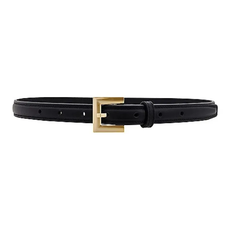 Anine Bing Buckle Leather Belt-1