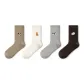 [Thickened Cashmere Socks]Embroidery Cartoon Set-4 Pack