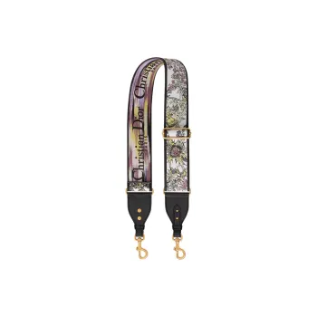 DIOR Cotton Bag Strap Women's Multicolor