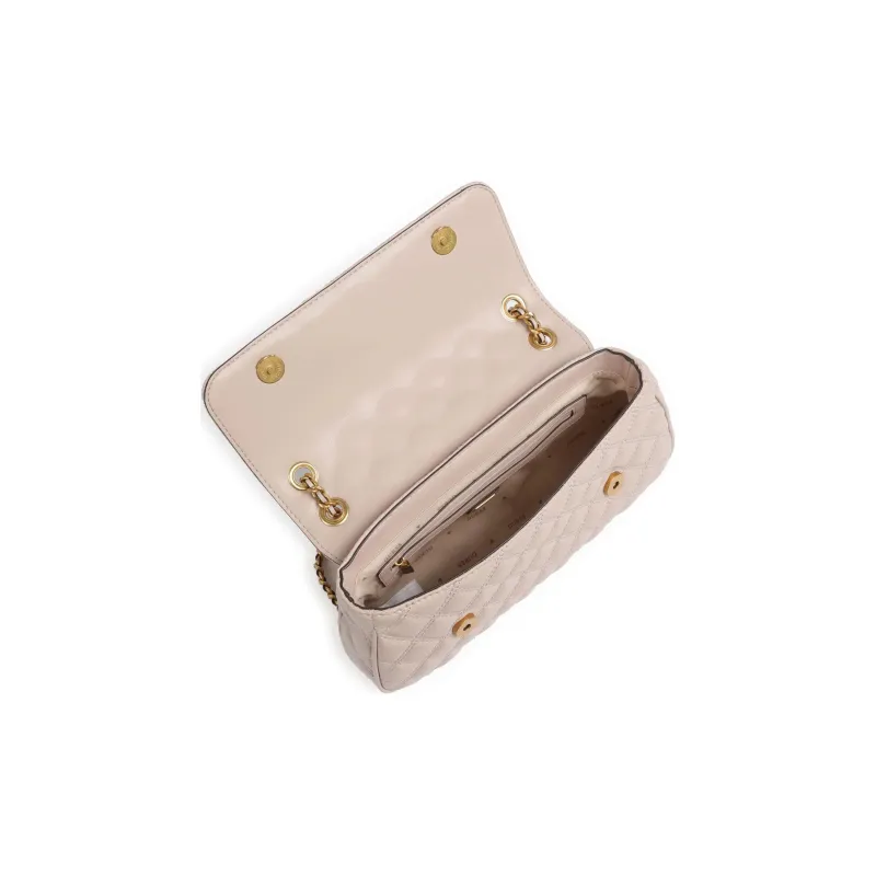 GUESS Synthetic Fiber Portable Crossbody Bag Shoulder Bag Women's Light Beige-3