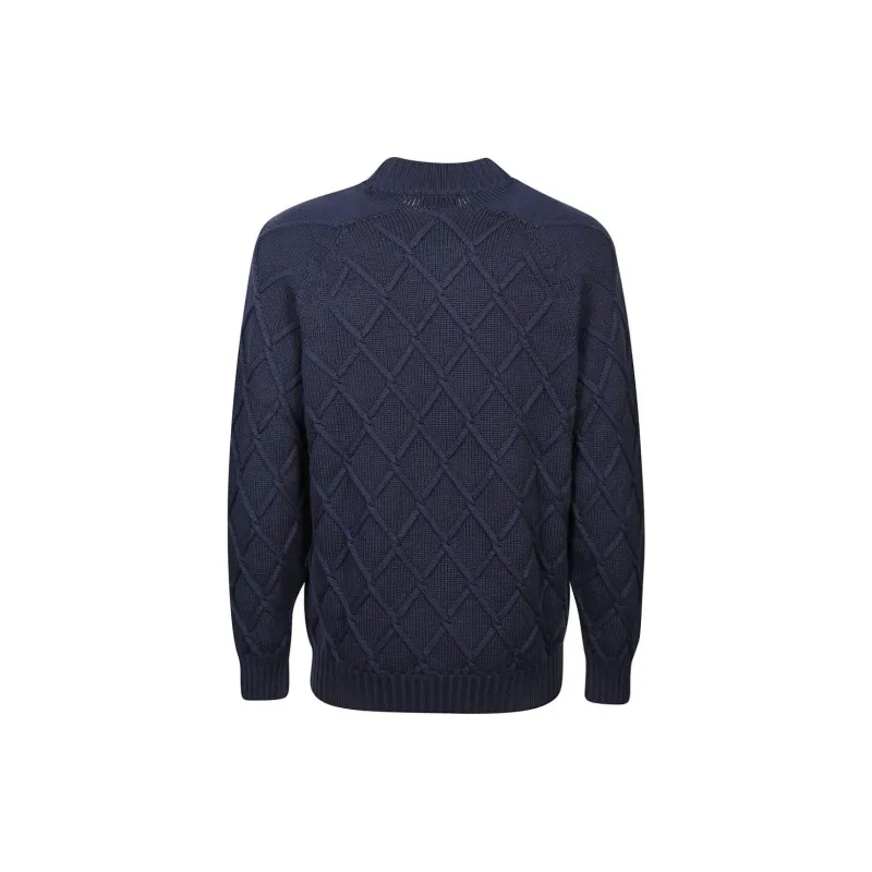 Drumohr Sweater Men's Marine Blue-1