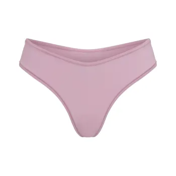 SKIMS FW24 COTTON JERSEY DIPPED THONG Underpants Women's 1 Pack DUSK/Nightfall Color