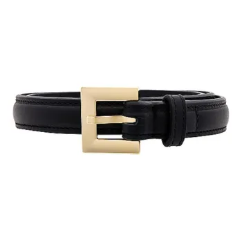 Anine Bing Buckle Leather Belt