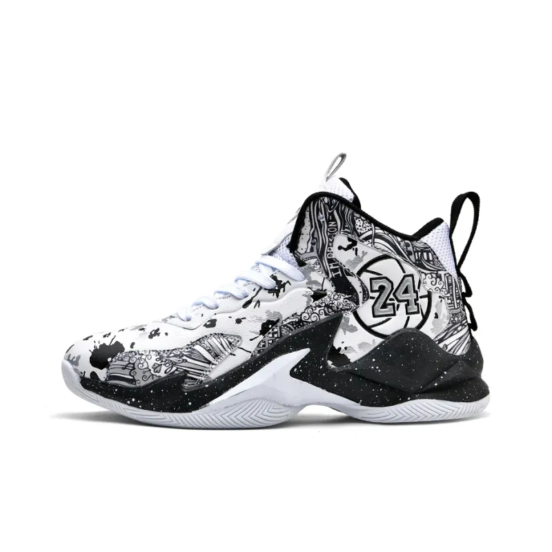 MUSNODO Abrasion Resistant Thermal Rebound High Top Basketball Shoes Unisex-12