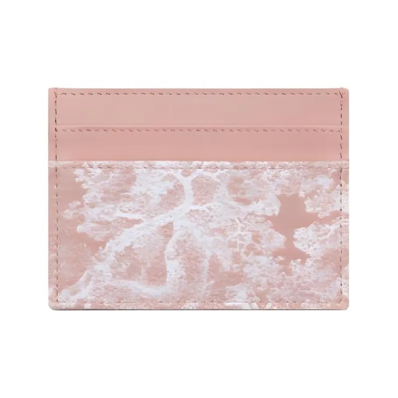 DIOR 30 Montaigne Fabric Jacquard Card Holder Women's Pink-1