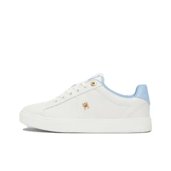 Tommy Hilfiger Essential Low Top Skateboard Shoes Women's White Blue