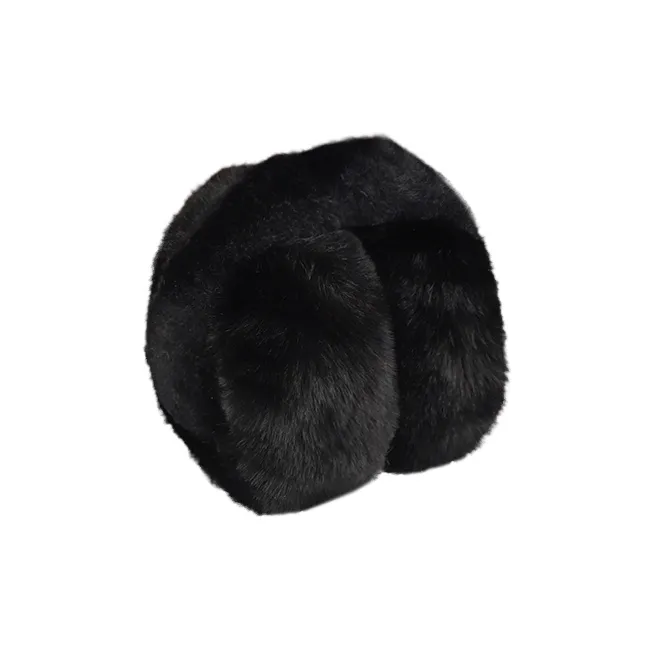 15 MINS Acrylic Earmuffs Unisex Beige Leather Pink Pink Black Coffee Gray-5