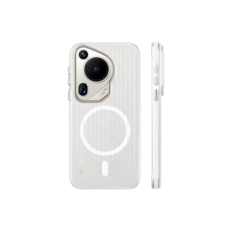 TXBX PC Material Magnetic Clear Case With Nudged Protection, Phone Case Compatibility With Huawei Pura70Pro Collection-1