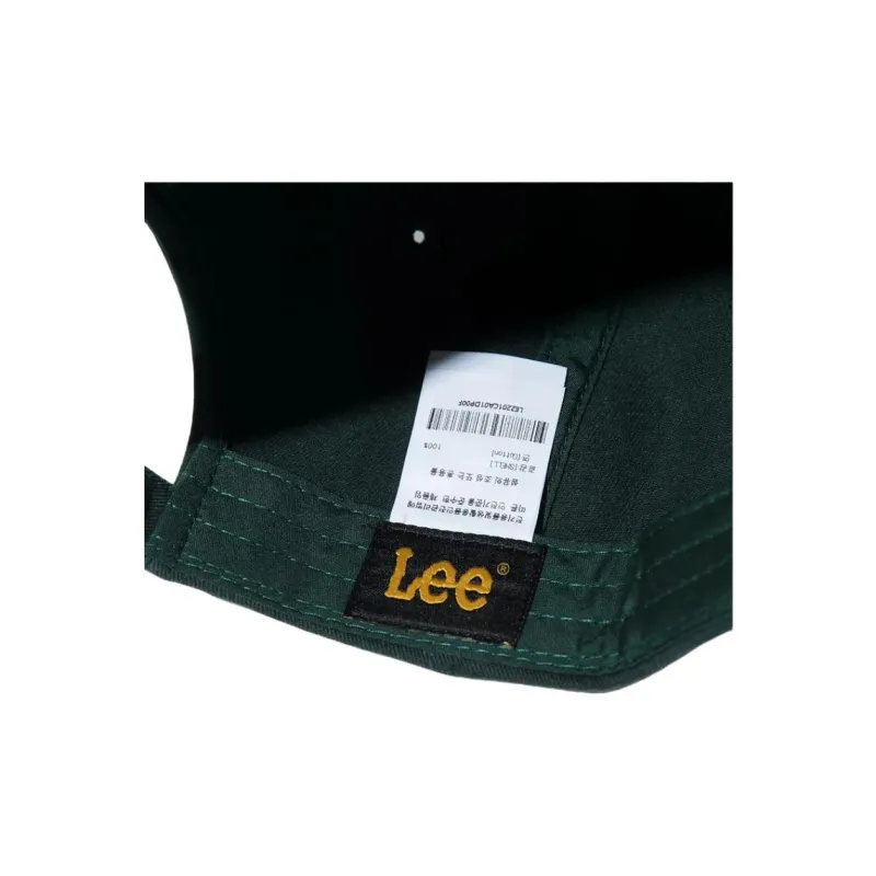 Lee Cotton Baseball Caps Unisex Green-3
