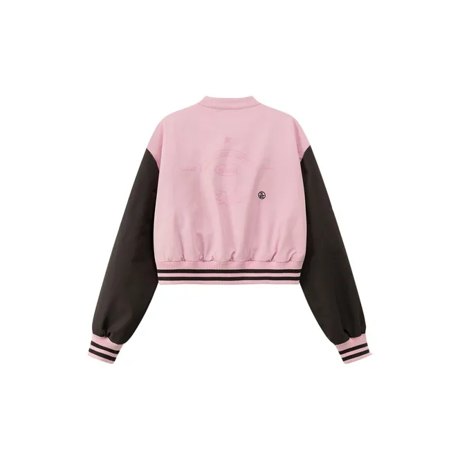 CHUU Cropped Coat Women's Light Pink-1