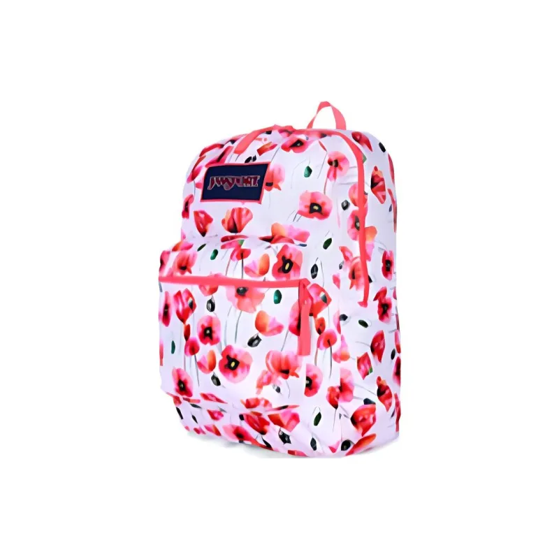 JanSport Polyester Backpack Medium Size Women's Innocent Pink Blossom-2
