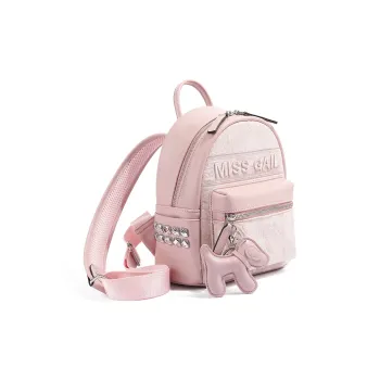 MISS GAIL Synthetic Leather Hand held Backpack Tubas Women's Blue/Pink/Gray