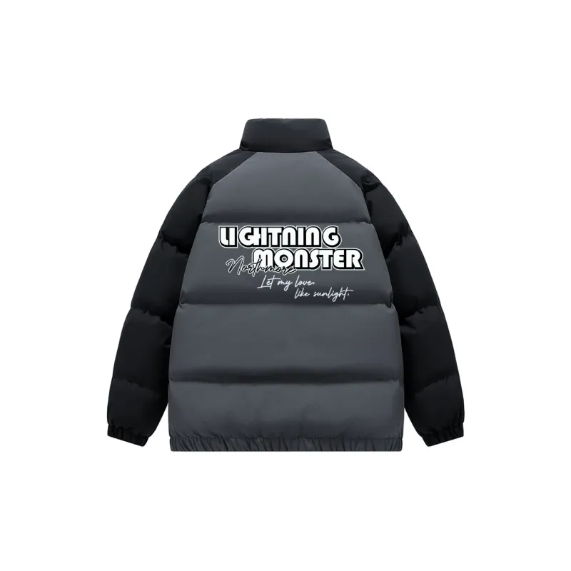 LIGHTNING MONSTER Puffer Jacket Coat Unisex-3