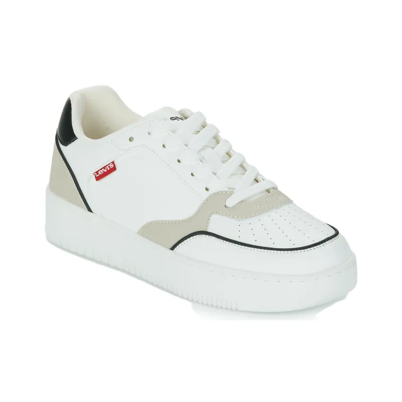 Levi’s PAIGE Low-Top Skateboard Shoes Women's White-2