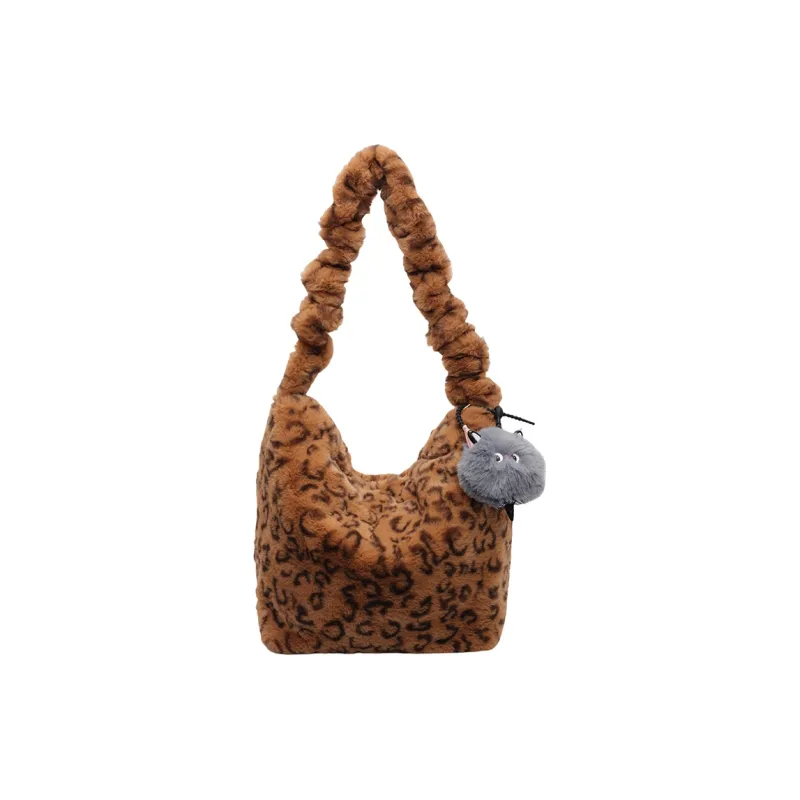 Yalu Plush Shoulder Bag Regular Women's Multicolor-27