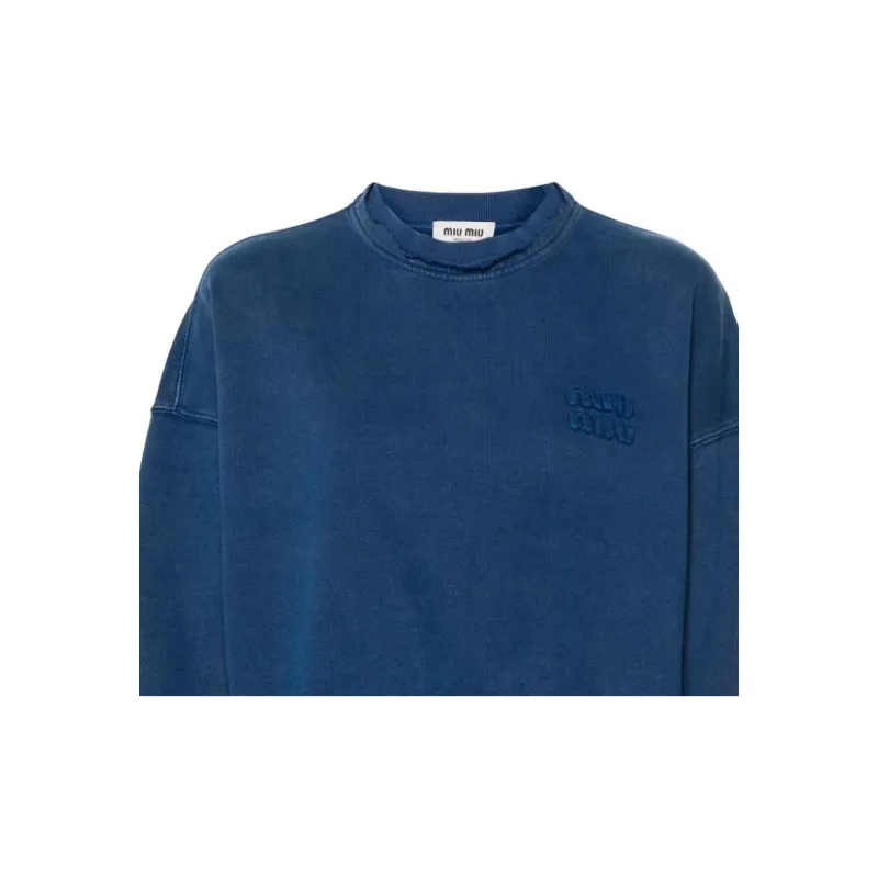 MIU MIU Sweatshirt Women's Blue-5