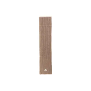 CELINE Cashmere Knit Scarves Women's Brown