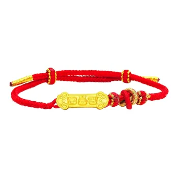 WANBAOYUANZHUBAO Gold Bracelet Unisex