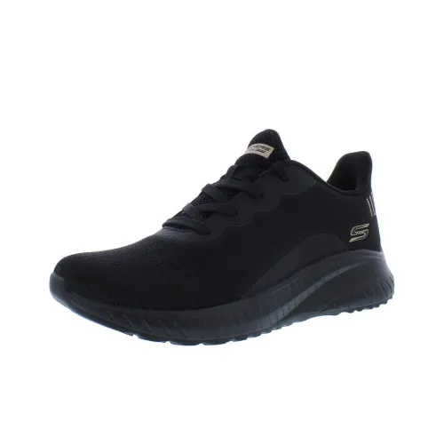 Skechers BOBS SQUAD Anti Slip Wear Resistant Low Top Casual Shoes Women's Black