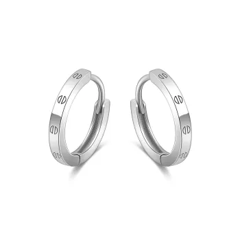 ENFANTIN S999 Fine Silver Earrings Unisex