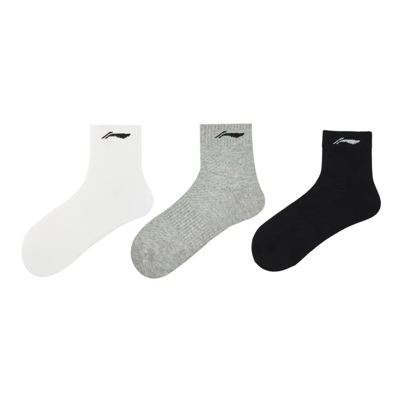 LiNing Fitness Series Ankle Socks Unisex 3 Pack-1