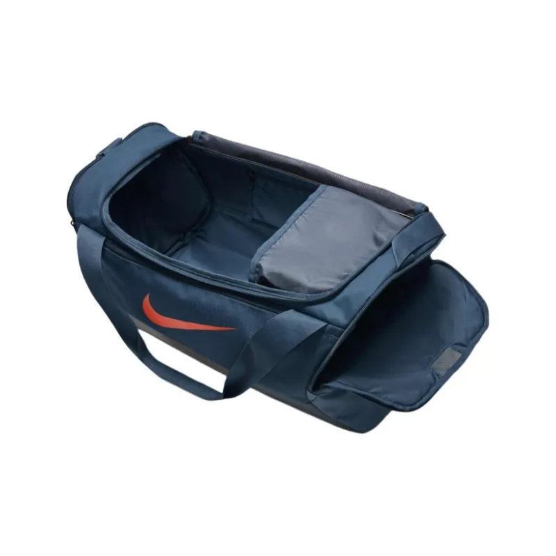 Nike Polyester Travel Bag Small Size Unisex Marine Blue & Black-3