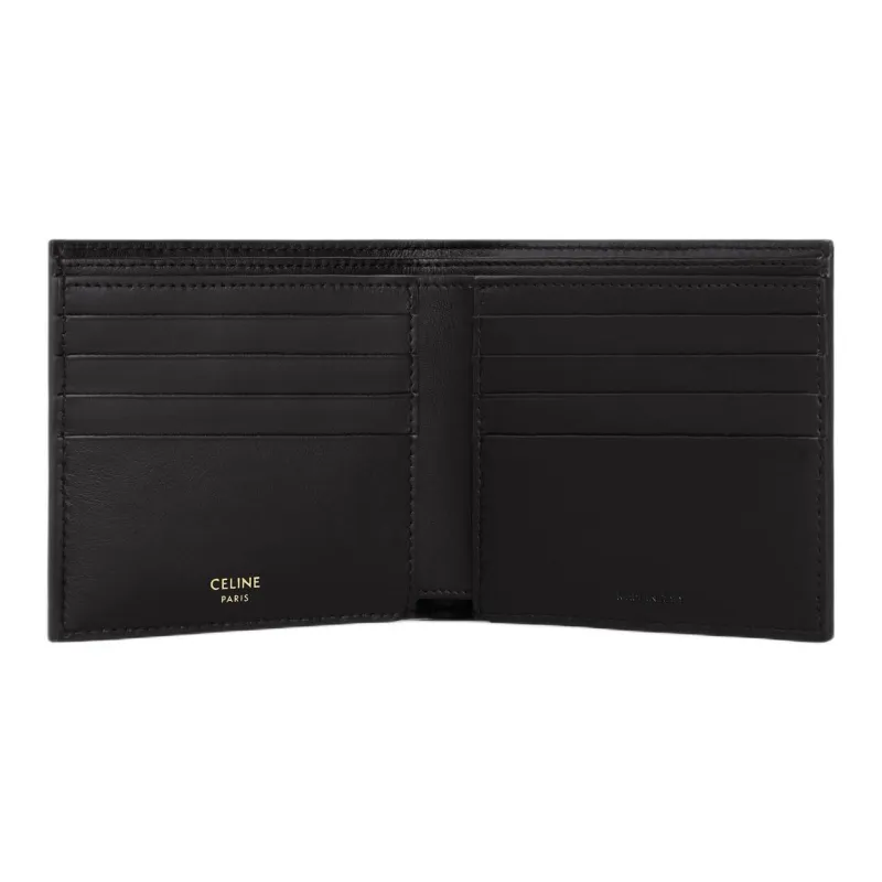 CELINE Bi fold Wallet In Triomphe Canvas-3