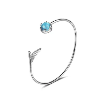 WANLIACC Alloy Mermaid Tears Bangle Women's