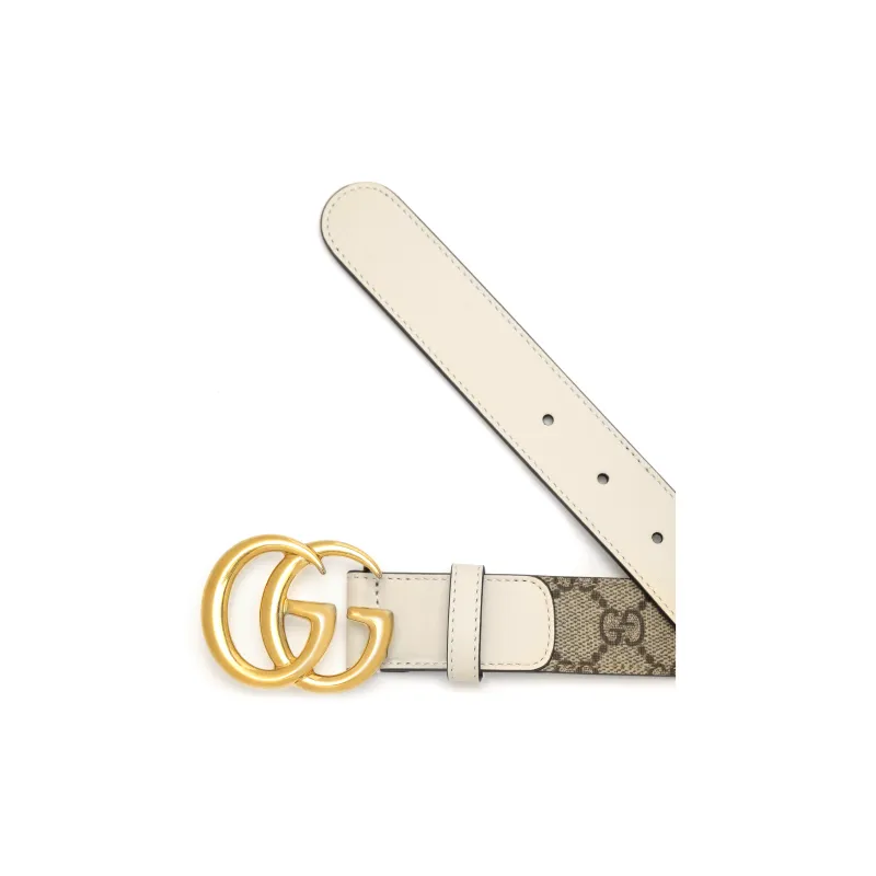 GUCCI Leather Belts Women's Beige-3