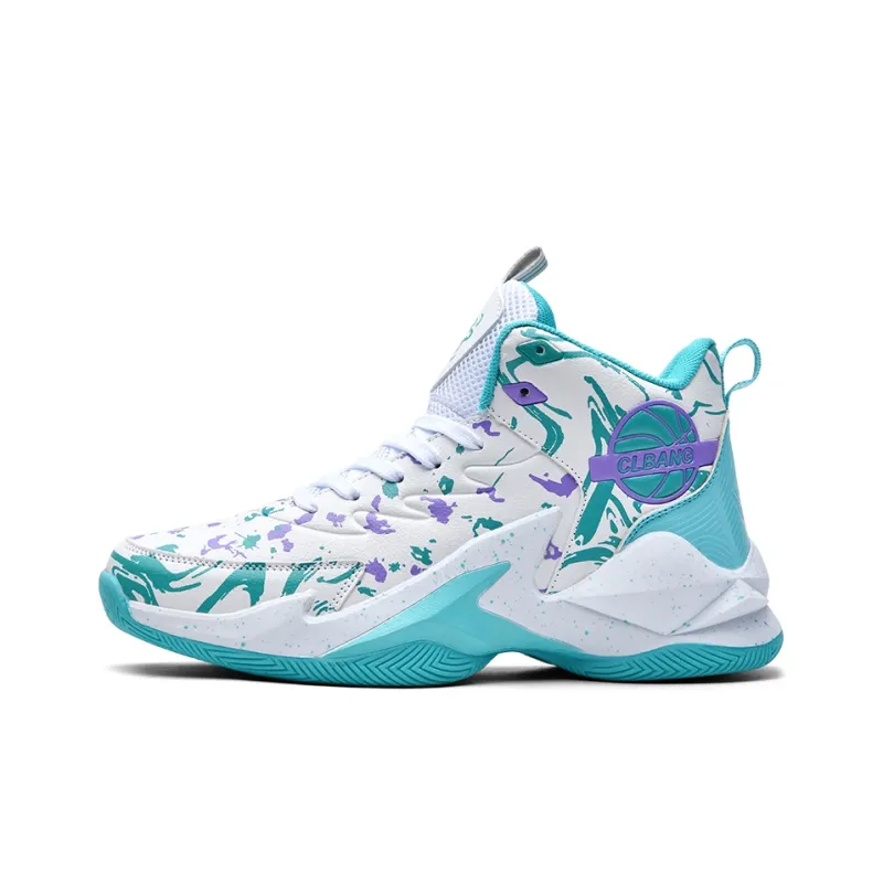 MUSNODO Thermal Coverage Rebound Abrasion Resistant High Top Basketball Shoes Unisex-9