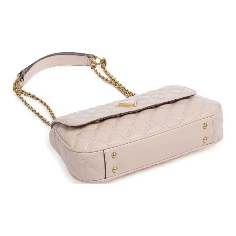 GUESS Synthetic Fiber Portable Crossbody Bag Shoulder Bag Women's Light Beige-2
