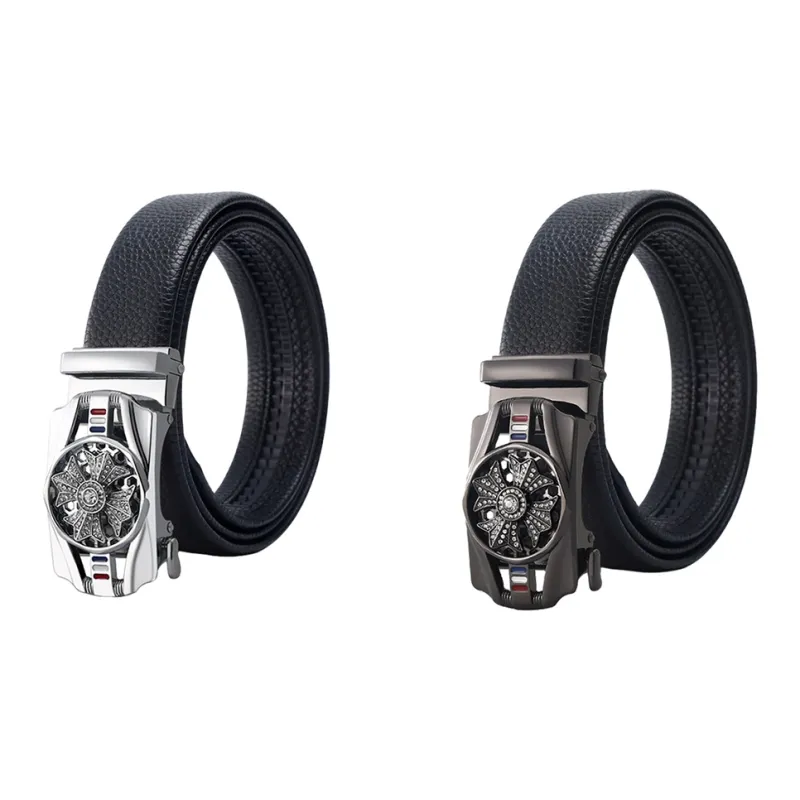 JW Cow Leather Belts Men's 3.8cm-11