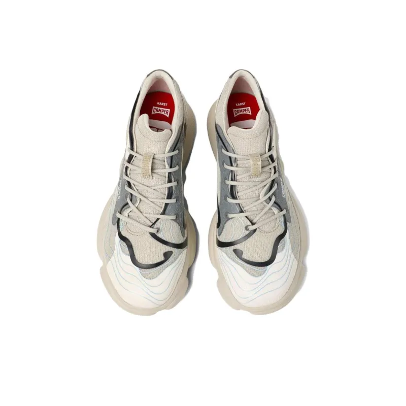 CAMPER Karst Slip Resistant Low Top Casual Shoes Men's Beige Gray-2