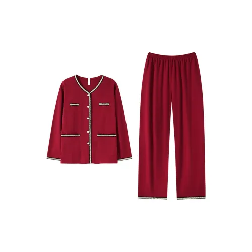 Maultiay Pajama Set Women's Red