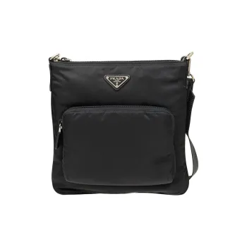 PRADA Nylon Crossbody Bag, Shoulder Bag Women's Black